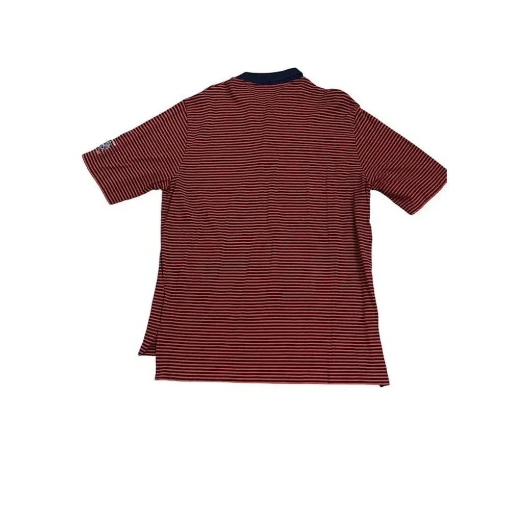 Ralph Lauren Polo Golf Stripe Shirt Mens Size L Short Sleeve Casual Button